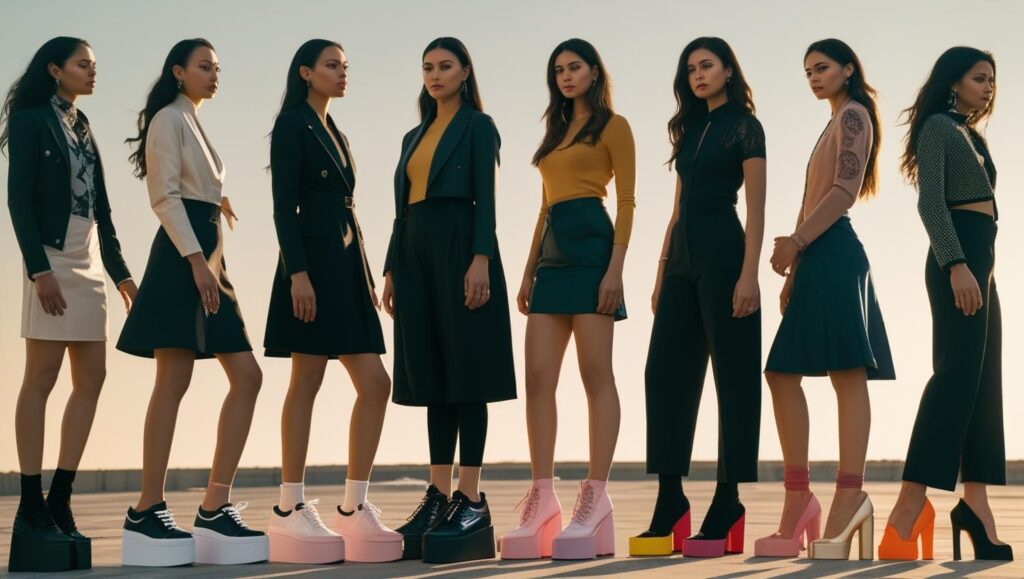 Add Height with Heels or Platforms